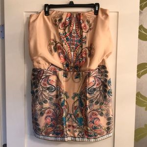 Mini strapless  dress